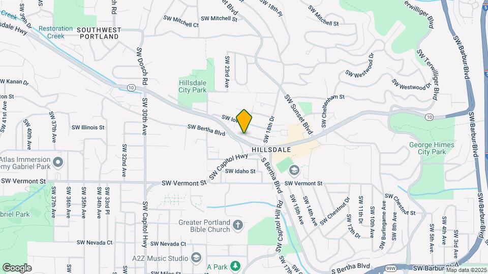 6219 SW 21st Ave, Unit B Map and Location Details