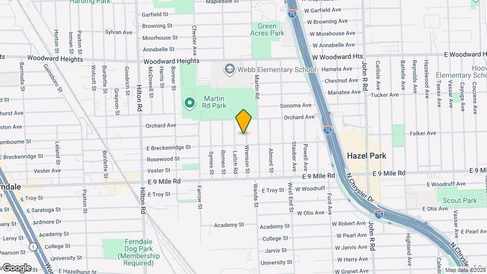 2033 Wrenson St Map and Location Details