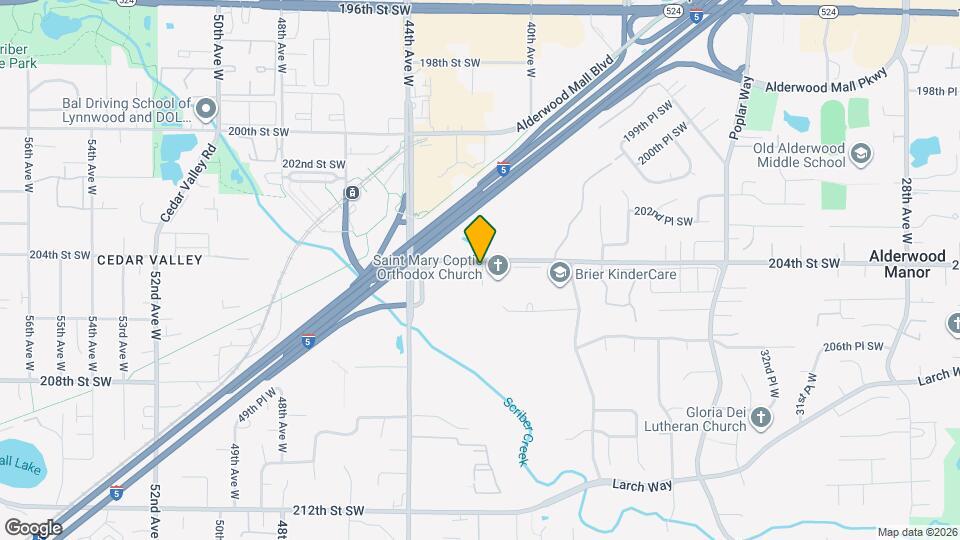 20410 41st Place West Map and Location Details