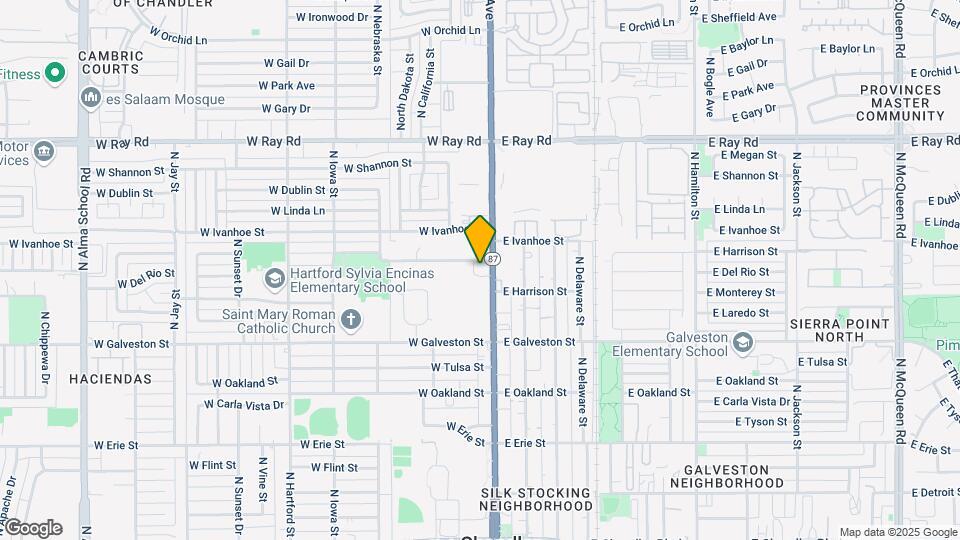 9 W Harrison St, Unit 1 Map and Location Details
