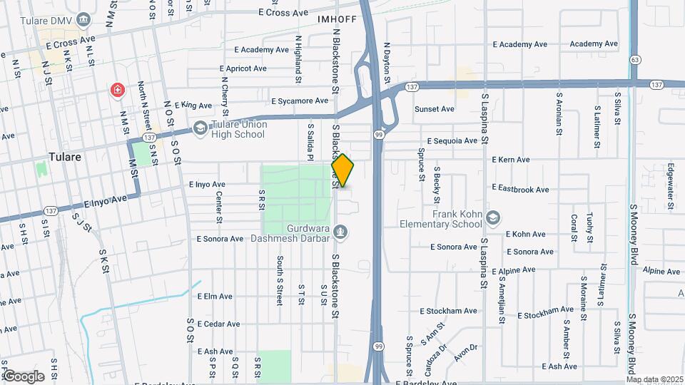 352 S Blackstone St Map and Location Details