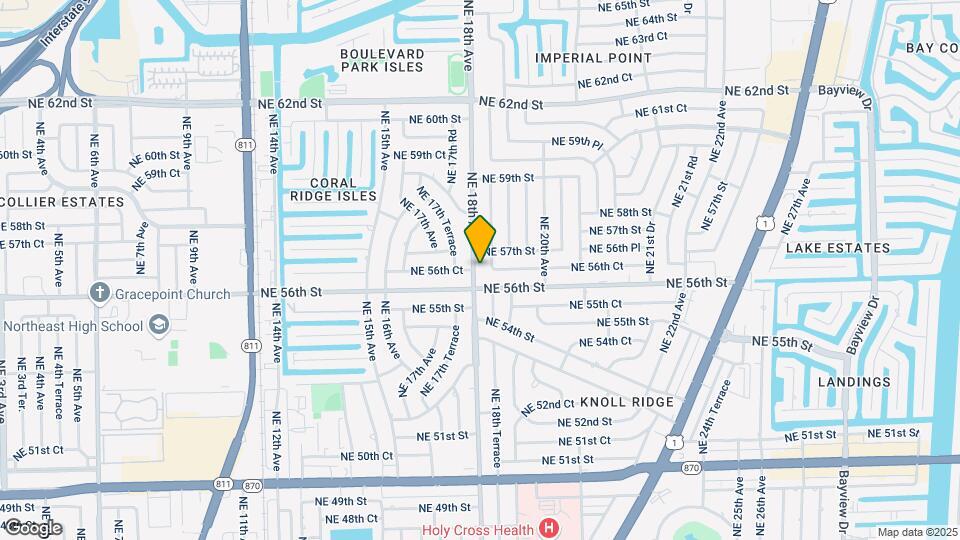 5620 NE 18th Ave Map and Location Details