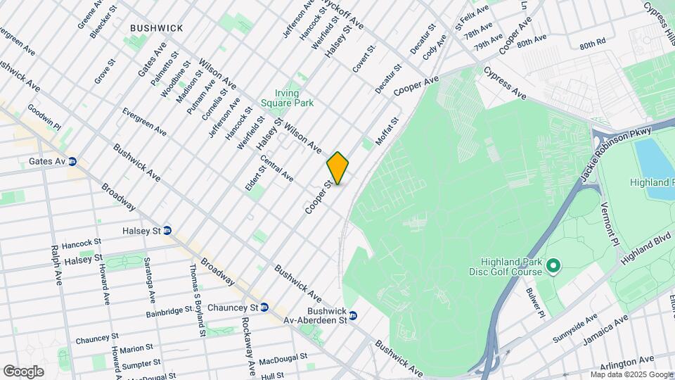 203 Moffat St Map and Location Details