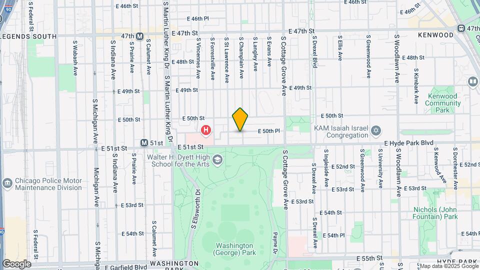 5034-5042 S Champlain Ave Map and Location Details