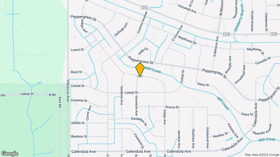 2344 Indigo Ave Map and Location Details