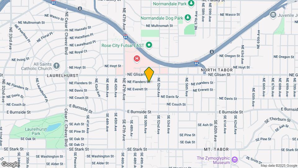 5016 NE Flanders St Map and Location Details