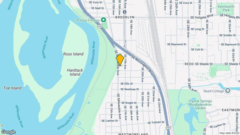 5332 SE Milwaukie Ave Map and Location Details