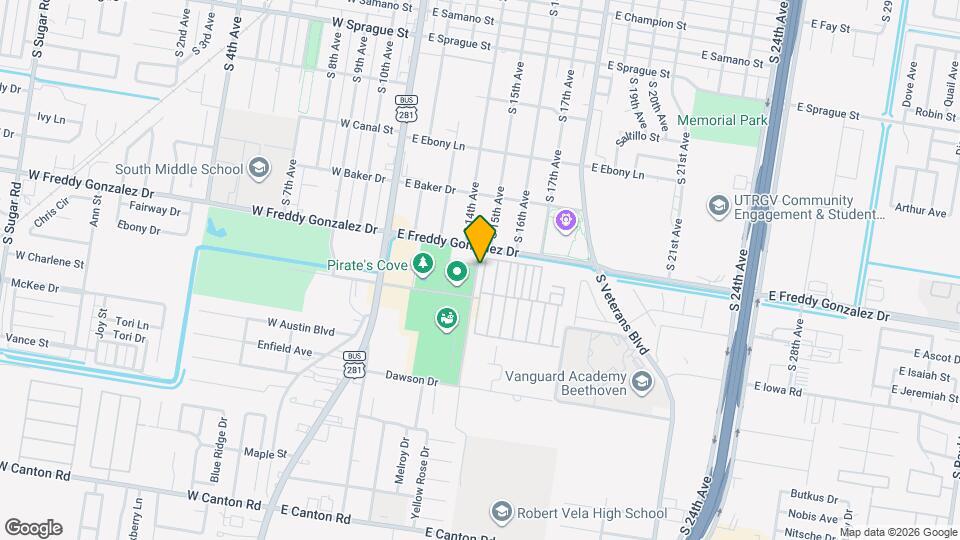 1611 Orange St Map and Location Details