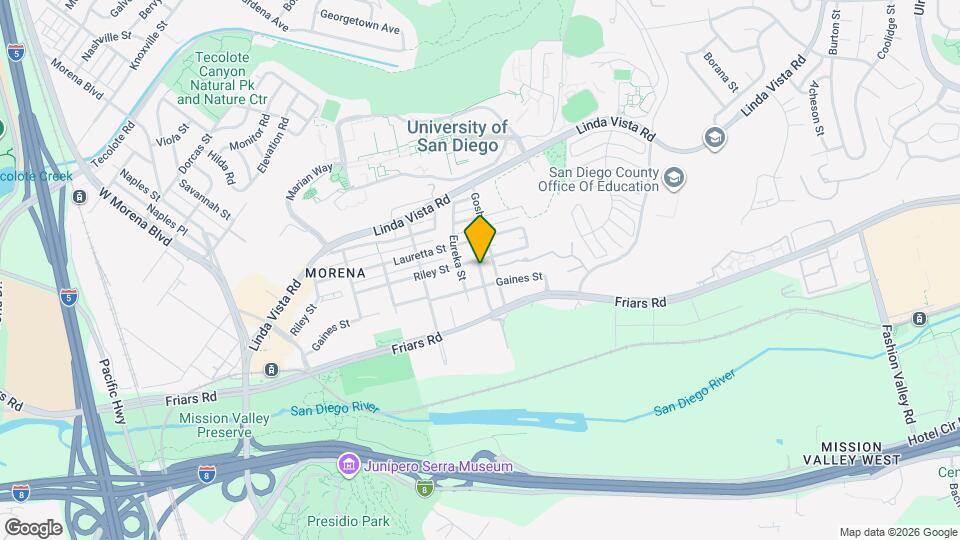 1134-1148 Fresno St Map and Location Details