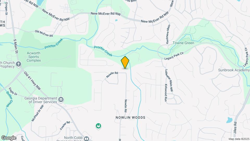 3822 Nowlin Rd Map and Location Details