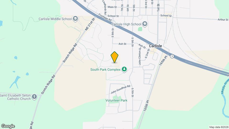 755 Linden St Map and Location Details