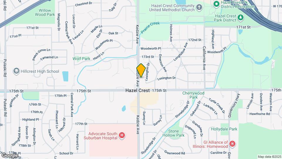17413 Kedzie Ave Map and Location Details