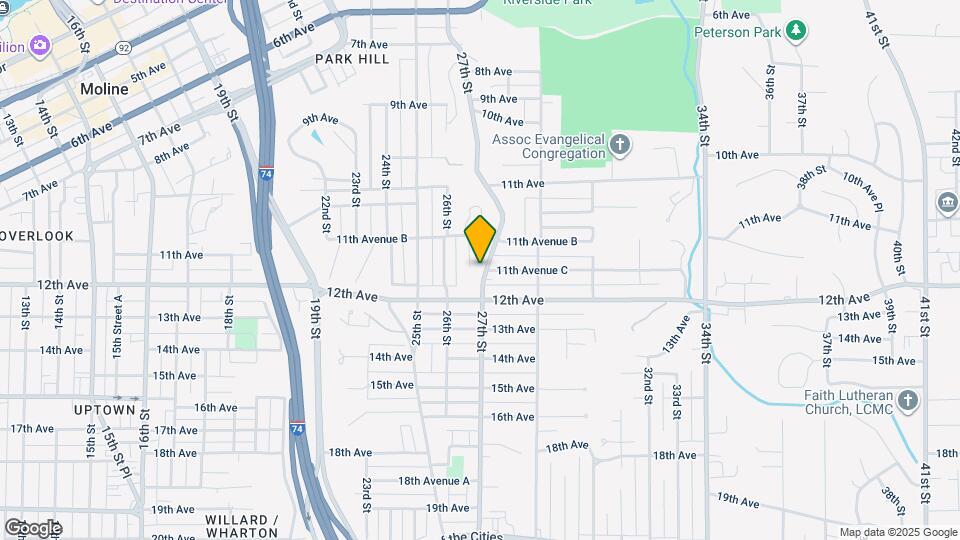 1185 27th St Map and Location Details