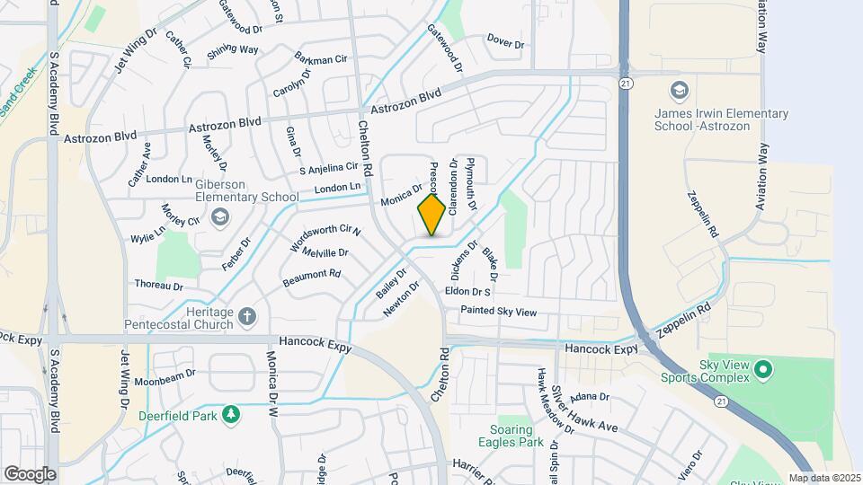 2725 Clarendon Dr Map and Location Details
