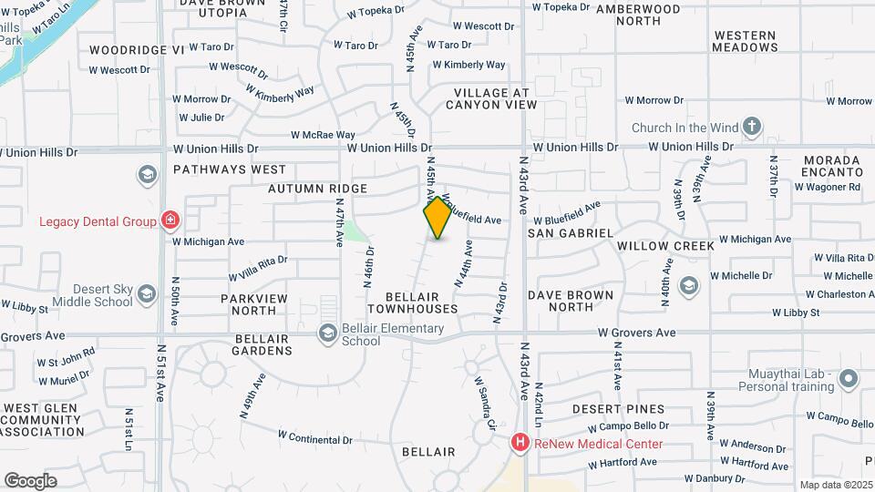 18225 N 45th Ave Map and Location Details