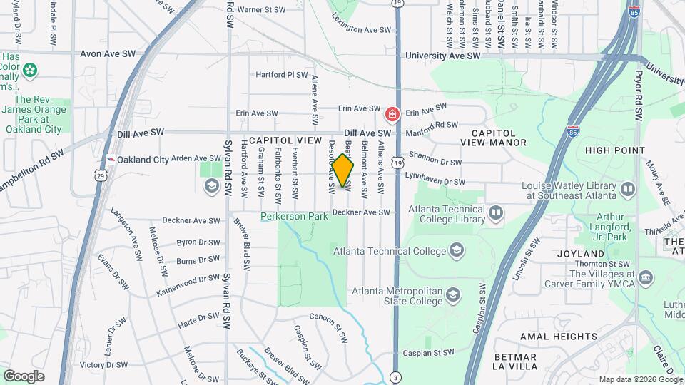 1449 Beatie Ave SW Map and Location Details