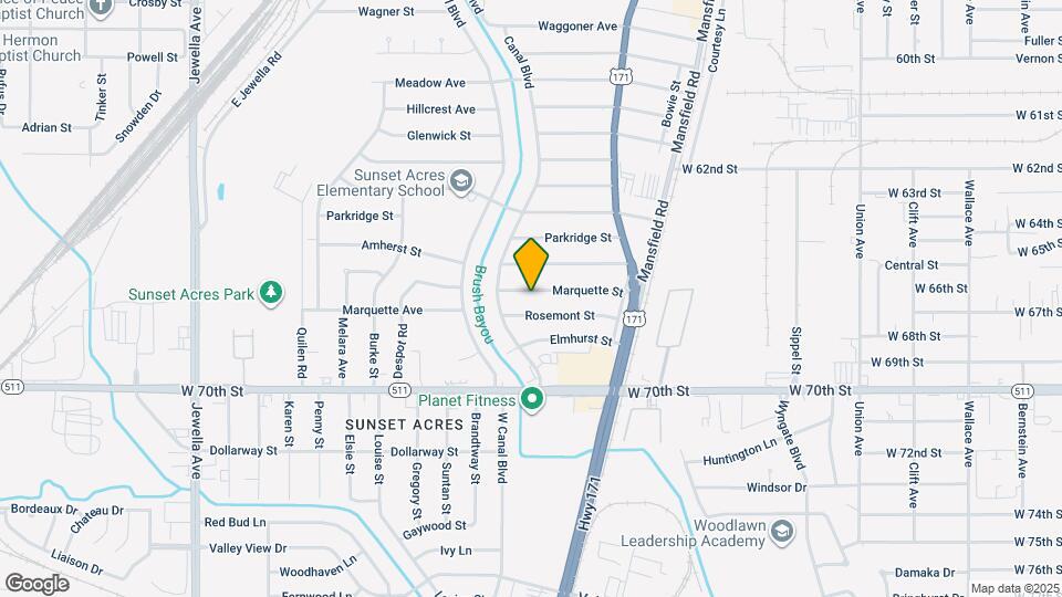 2777 Marquette St Map and Location Details