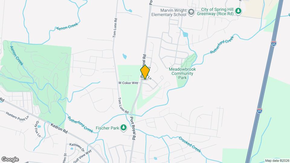 105 E Coker Way Map and Location Details