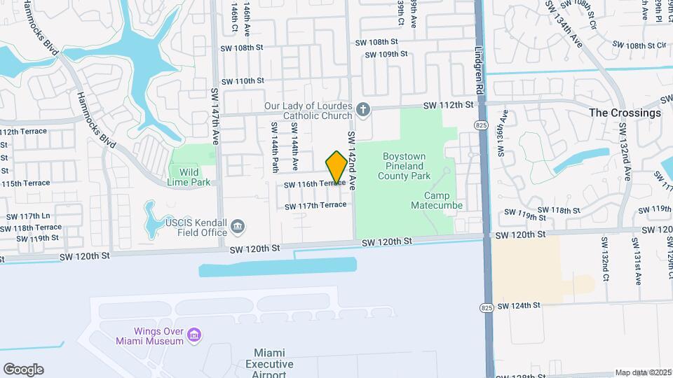 11652 SW 142nd Ct Map and Location Details