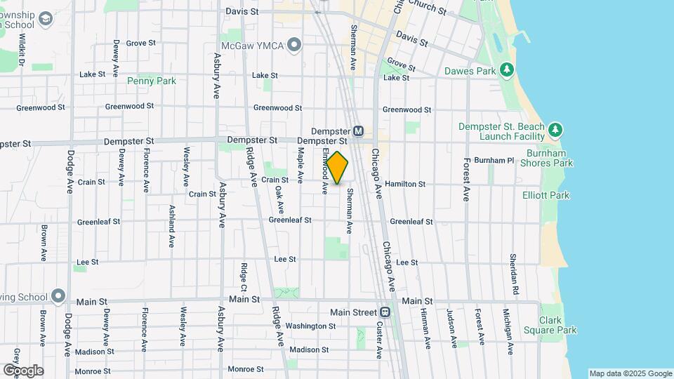 818 Crain St Mapa y Detalles de la Ubicación