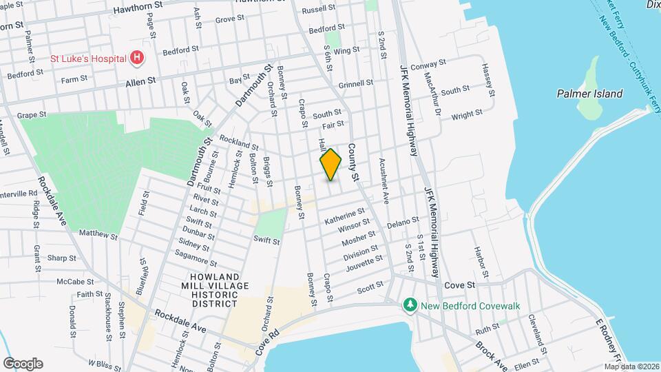 18 Hall St, Unit 3 Map and Location Details