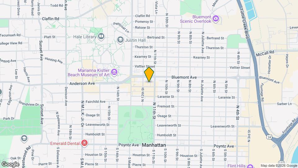 1116 Moro St Map and Location Details