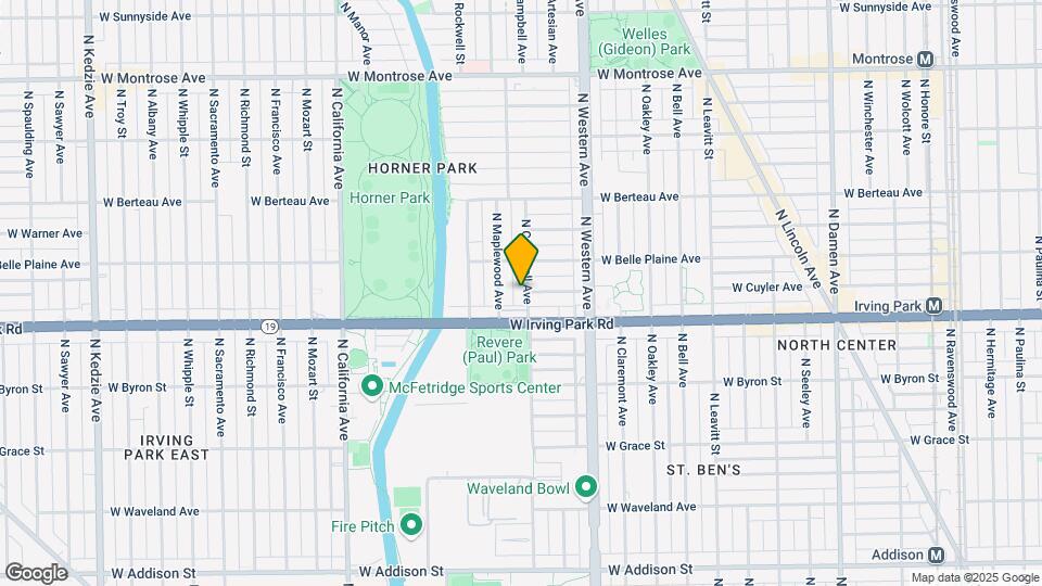 4026 N Campbell Ave Map and Location Details