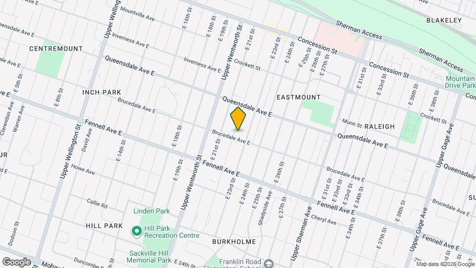 245 E 22nd St Map and Location Details