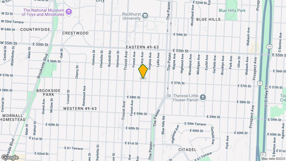 5633 Tracy Ave Map and Location Details