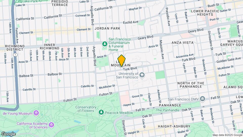 2944 Turk Blvd Map and Location Details