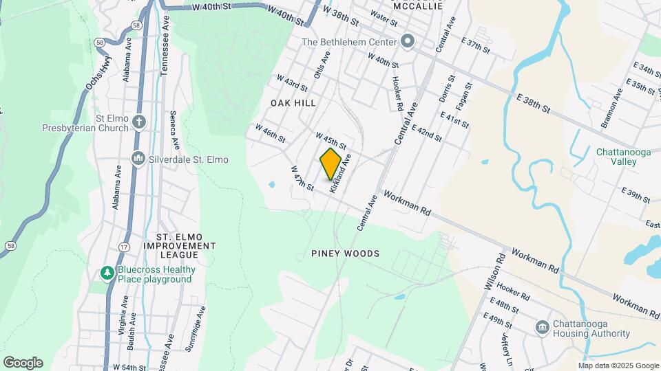 4621 Kirkland Ave Map and Location Details