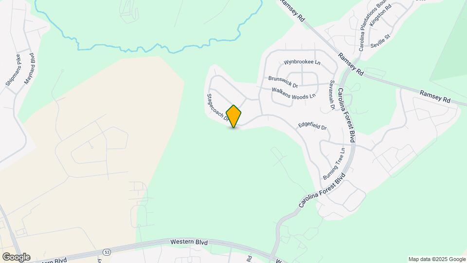 615 Stagecoach Dr Map and Location Details