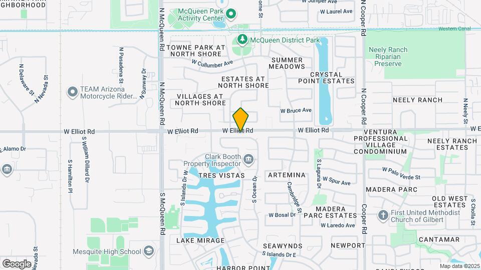 1250 W Seascape Dr Map and Location Details
