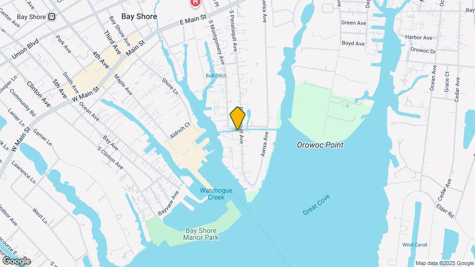 116 S Penataquit Ave Map and Location Details