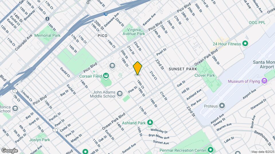 2336 20th St Map and Location Details