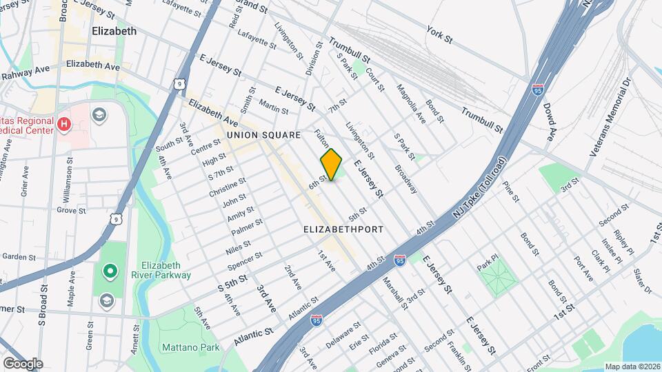 550 Franklin St Map and Location Details