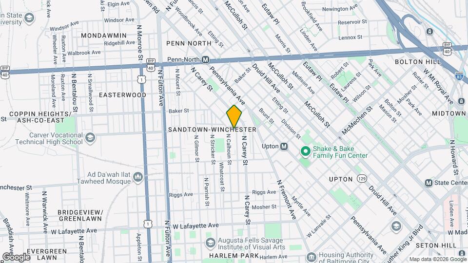1315 Presstman St Map and Location Details