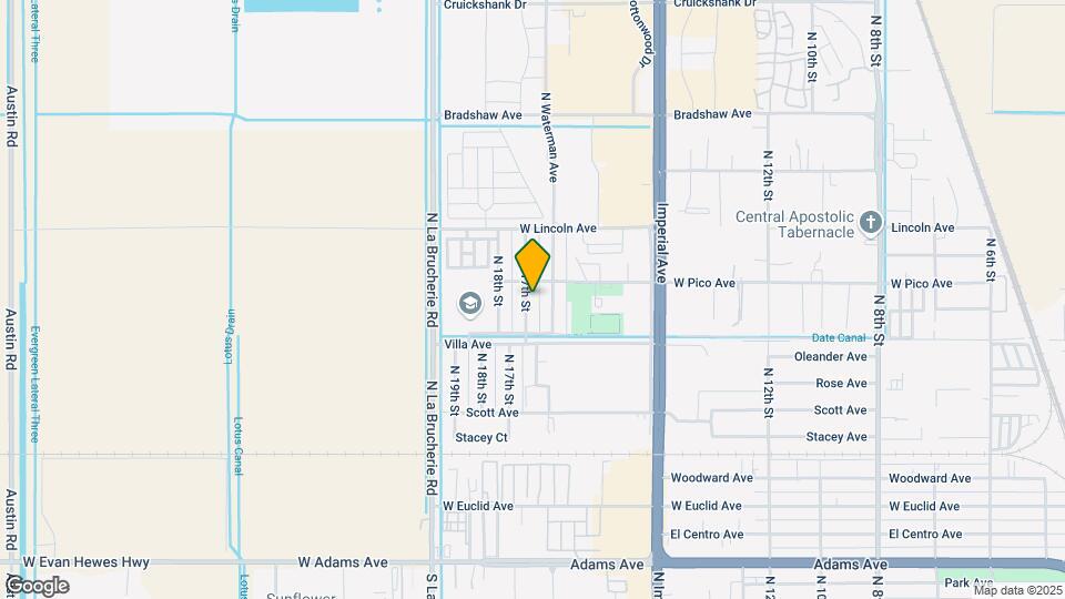 1357 N 17th St Map and Location Details