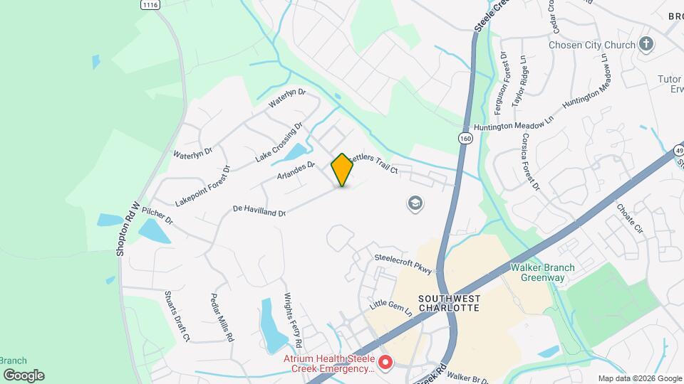 15115 De Havilland Dr Map and Location Details