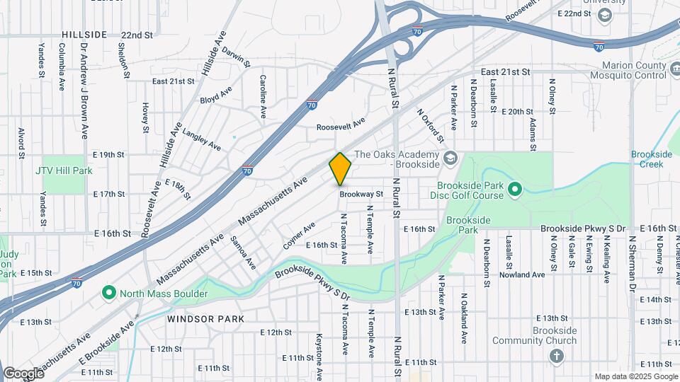 1727 N Tacoma Ave Map and Location Details