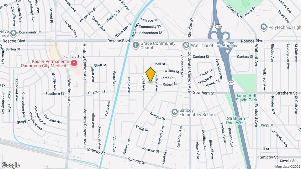 13124 Ratner St Map and Location Details