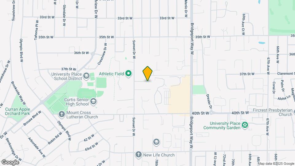 7916 Sunset Terrace Ln W Map and Location Details