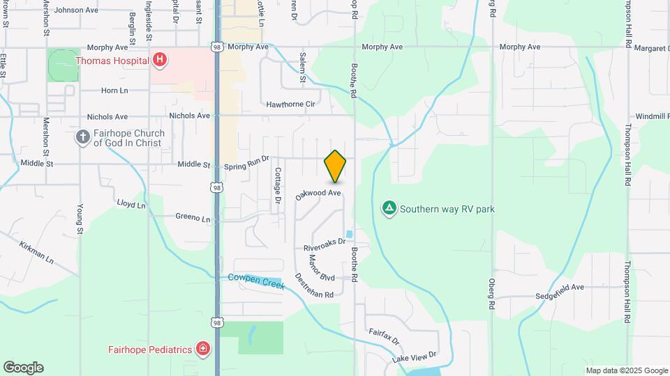 124 Oakwood Ave Map and Location Details