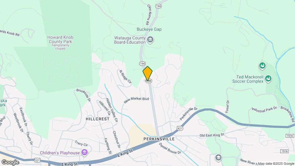 553 Jefferson Rd Map and Location Details