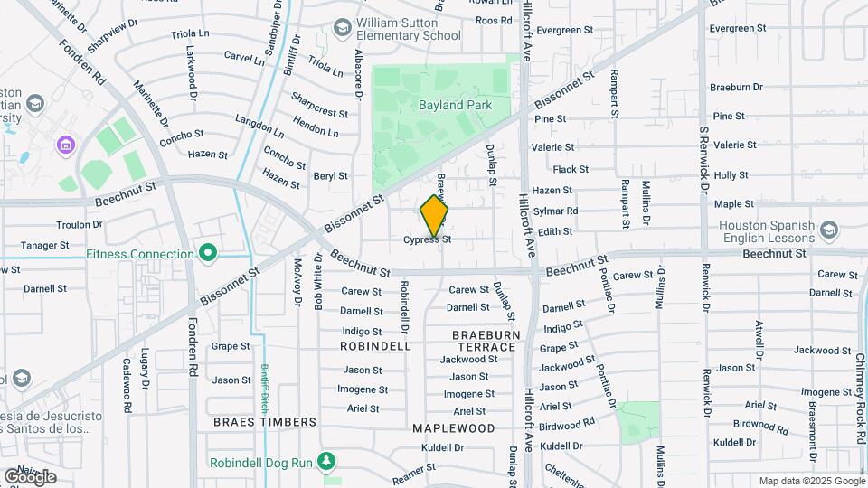 6035 Cypress St Map and Location Details