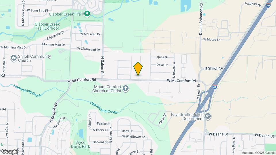 3070 W Mt Comfort Rd Map and Location Details