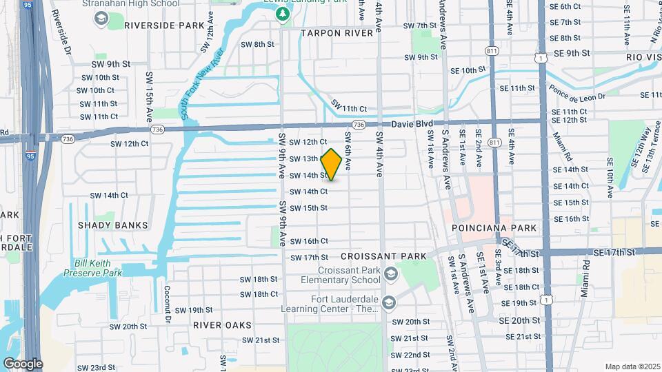 709 SW 14th Ct Map and Location Details