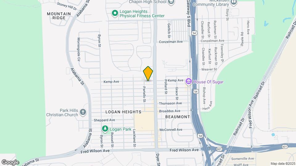 3912 Kemp Ave Map and Location Details