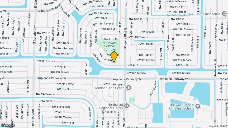 1627 NW 9th St Map and Location Details