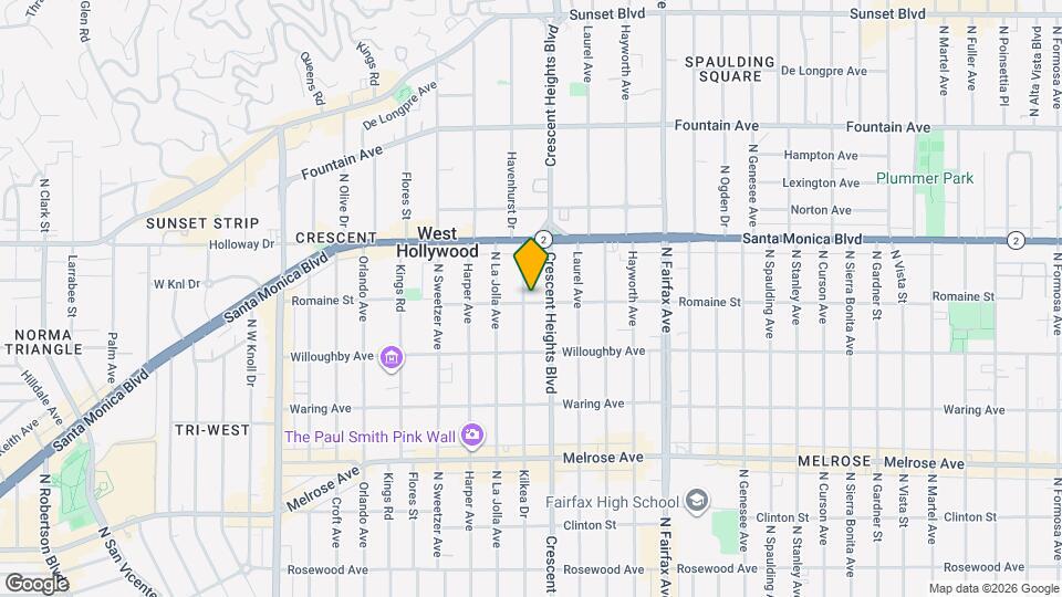 1000 Havenhurst Dr Map and Location Details